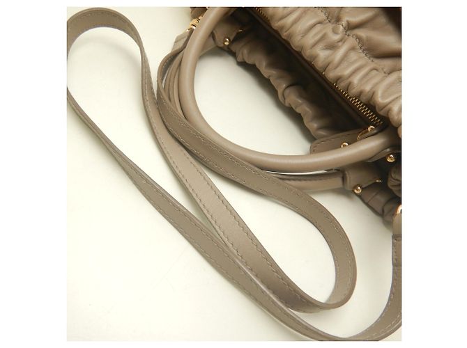 Borsa 2-Way Salvatore Ferragamo Vara Ribbon Beige - vista 7