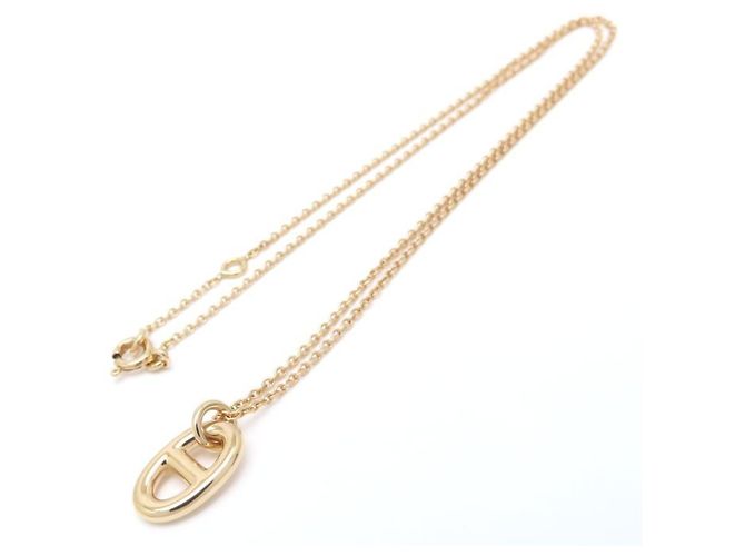 Hermès Collana Hermes Farandole Chaine d'Ancre PM D'oro - vista 4