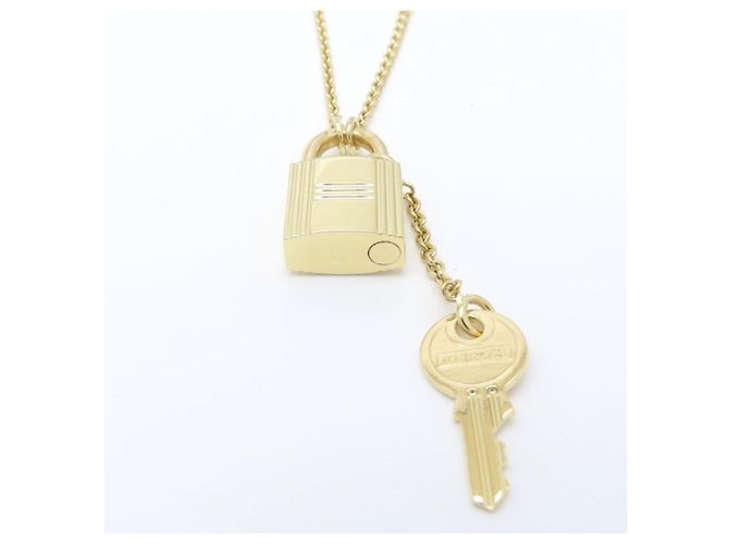 Hermès Collar HERMES Cadena en Oro Amarillo de 18K con Diamantes Dorado - vista 5