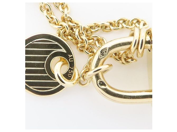 Hermès Collar HERMES Cadena en Oro Amarillo de 18K con Diamantes Dorado - vista 6