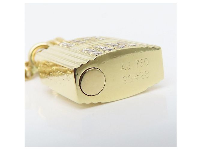 Hermès Collar HERMES Cadena en Oro Amarillo de 18K con Diamantes Dorado - vista 7