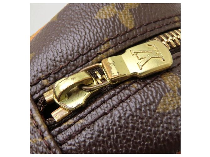 Borsa a tracolla Louis Vuitton Monogram Trocadero 27 Marrone Monogramma - vista 14