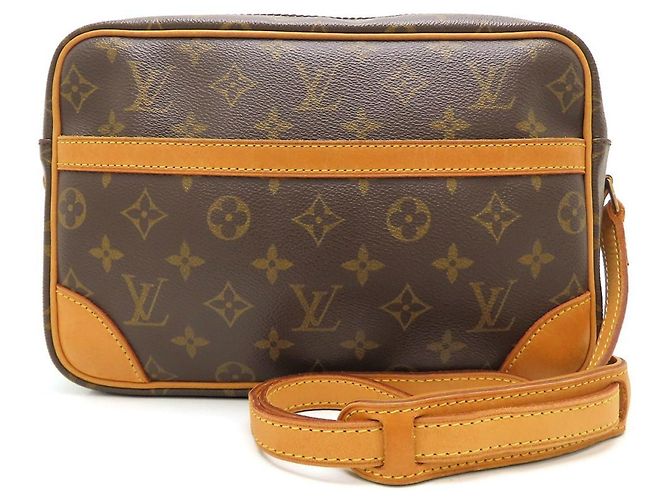 Borsa a tracolla Louis Vuitton Monogram Trocadero 27 Marrone Monogramma - vista 2