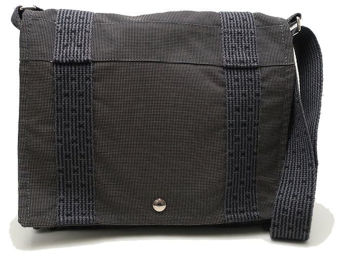 Hermès Borsa a tracolla Hermes Bassas PM Herline Marrone - vista 2