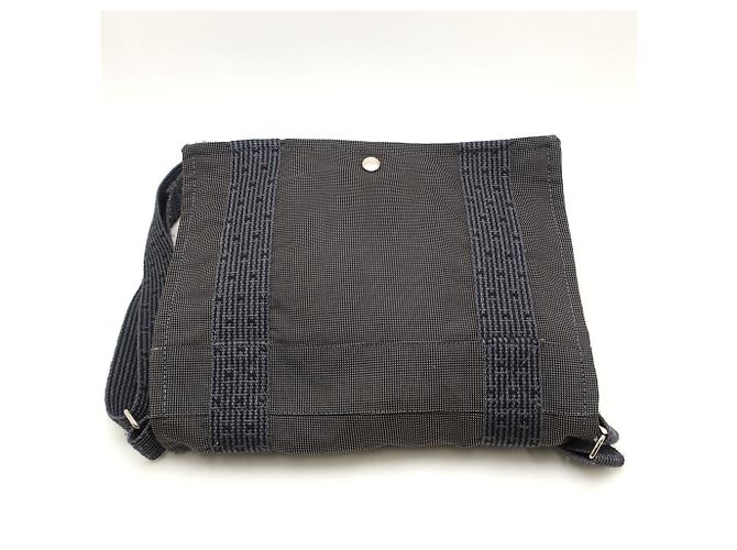 Hermès Borsa a tracolla Hermes Bassas PM Herline Marrone - vista 3