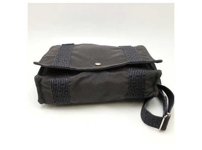 Hermès Borsa a tracolla Hermes Bassas PM Herline Marrone - vista 5