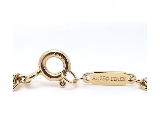 Autre Marque Collana Hardware Large Double Link in oro rosa 18K Tiffany & Co. D'oro - vista 4