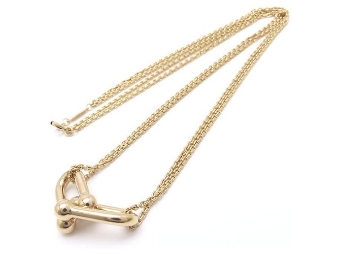 Autre Marque Collana Hardware Large Double Link in oro rosa 18K Tiffany & Co. D'oro - vista 6