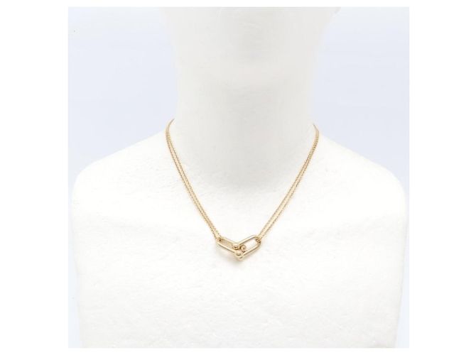 Autre Marque Collana Hardware Large Double Link in oro rosa 18K Tiffany & Co. D'oro - vista 7