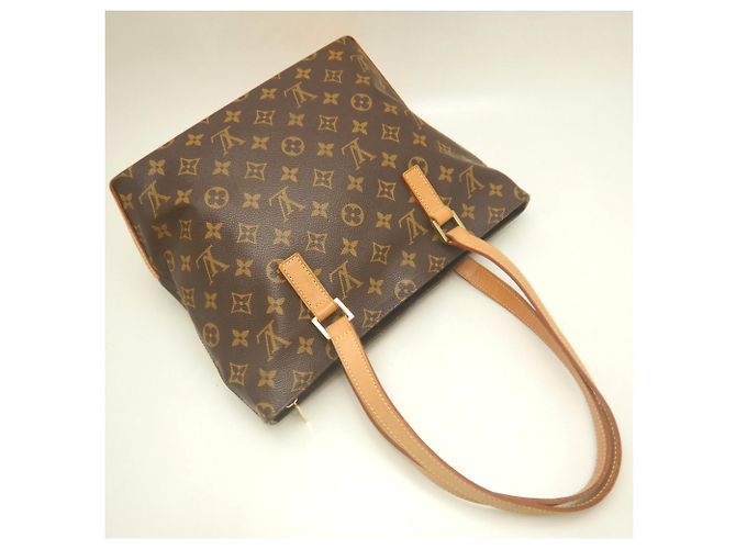 Bolso Tote Cabas Piano Monogram Louis Vuitton Castaño Monograma - vista 3
