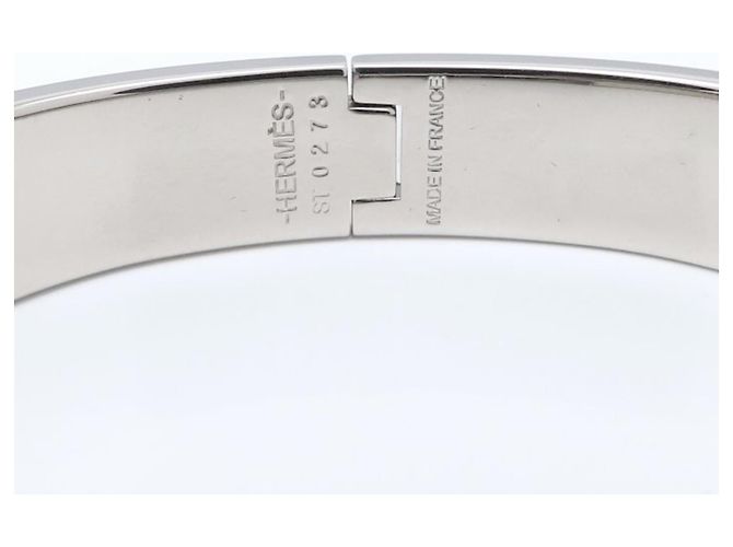 Hermès Hermes Click H PM Black Bangle Silvery - view 3