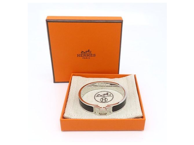 Hermès Hermes Click H PM Black Bangle Silvery - view 8