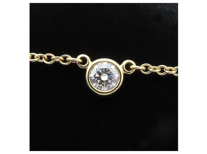 Autre Marque Collana Tiffany & Co. By the Yard in diamanti e oro giallo 18K - vista 3