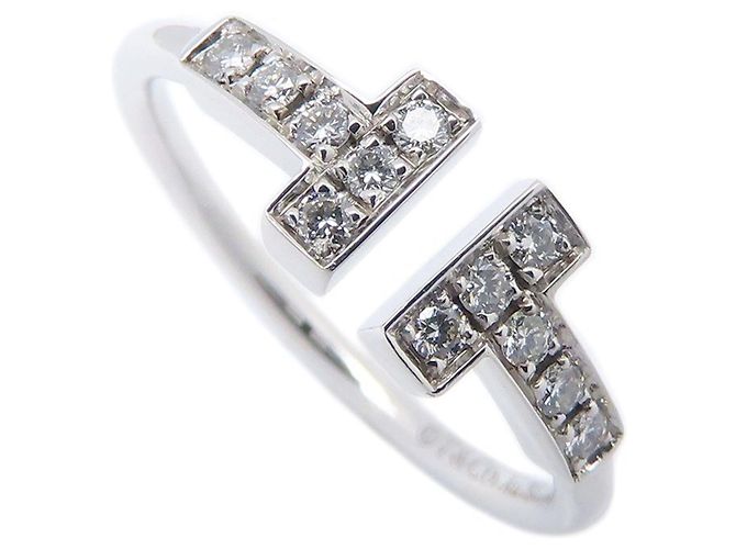 Autre Marque Tiffany & Co. T-Wire Diamantring Golden - Ansicht 2