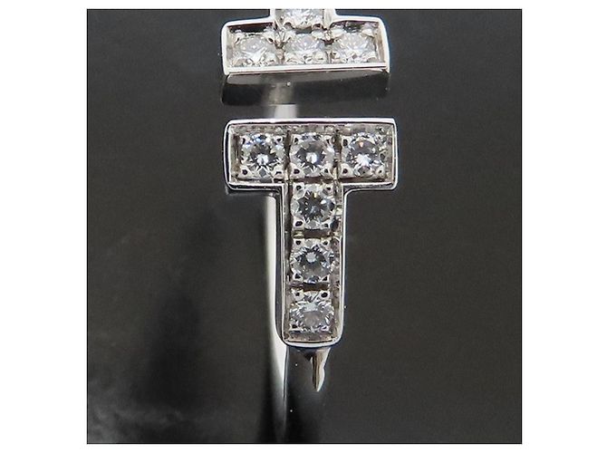 Autre Marque Tiffany & Co. T-Wire Diamantring Golden - Ansicht 5