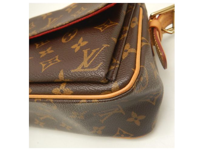 Borsa a tracolla Louis Vuitton Monogram Vivacite MM Marrone Monogramma - vista 15