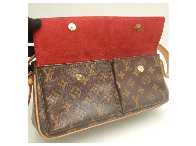 Borsa a tracolla Louis Vuitton Monogram Vivacite MM Marrone Monogramma - vista 18