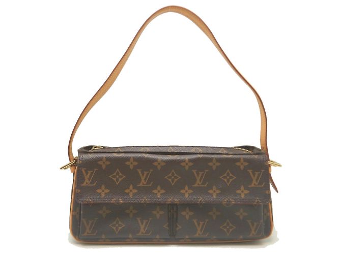 Borsa a tracolla Louis Vuitton Monogram Vivacite MM Marrone Monogramma - vista 2