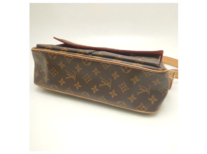 Borsa a tracolla Louis Vuitton Monogram Vivacite MM Marrone Monogramma - vista 5