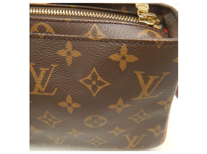 Borsa a tracolla Louis Vuitton Monogram Vivacite MM Marrone Monogramma - vista 9