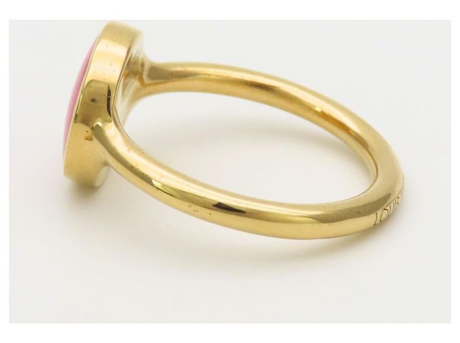 Anillo banda Louis Vuitton oro y rosa Dorado - vista 4