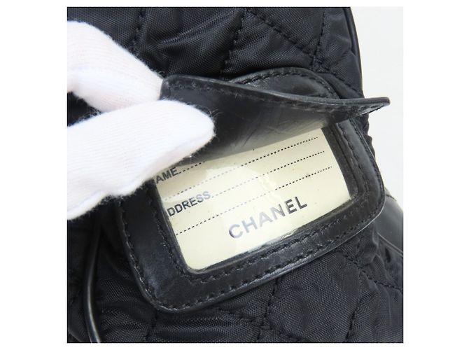 Saco Tote Chanel Matelassé Preto - vista 12