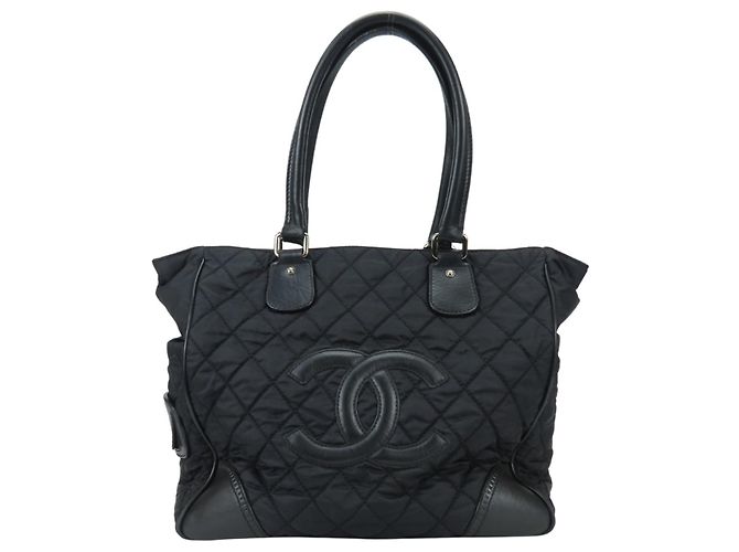 Saco Tote Chanel Matelassé Preto - vista 2