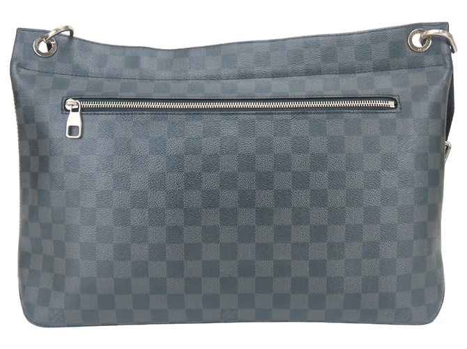 Borsa a tracolla Louis Vuitton Hunter N41656 Marrone Nero Damier ebene - vista 4
