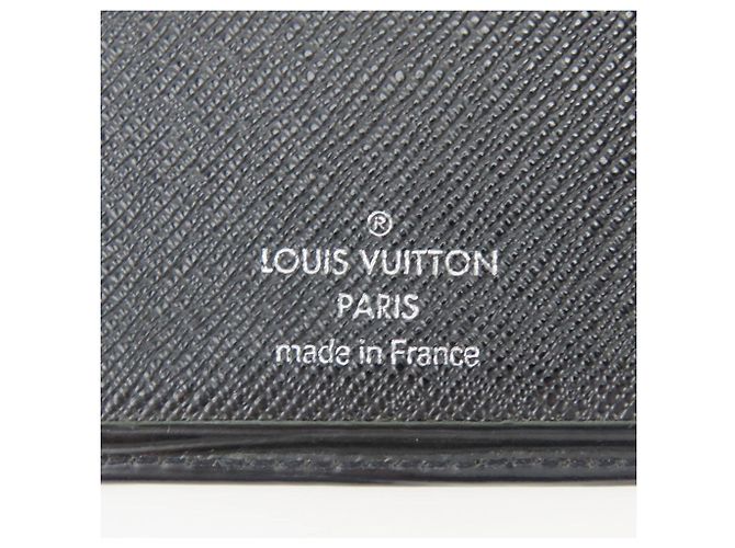 Portafoglio bi-fold Louis Vuitton Noir Epi Leather Nero - vista 12