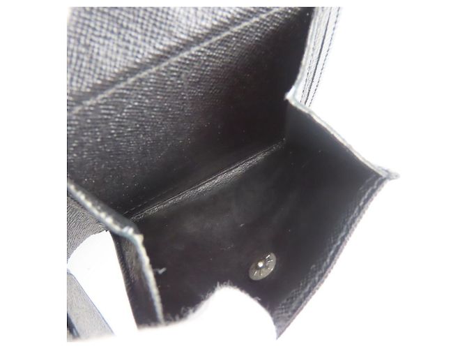 Portafoglio bi-fold Louis Vuitton Noir Epi Leather Nero - vista 17