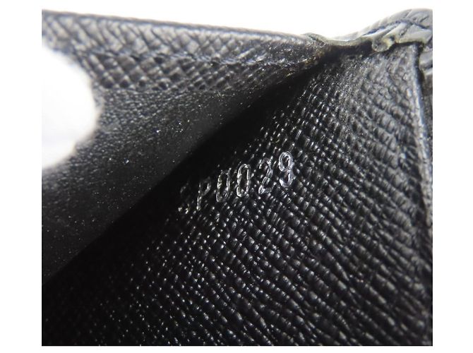 Portafoglio bi-fold Louis Vuitton Noir Epi Leather Nero - vista 21