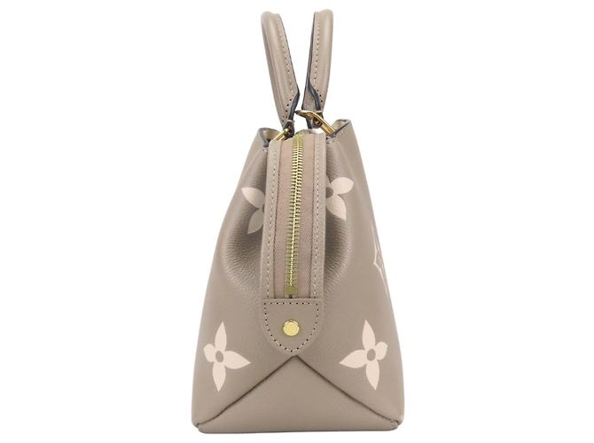Borsa Louis Vuitton Petit Palais PM Multicolore Beige Grigio Crudo - vista 3