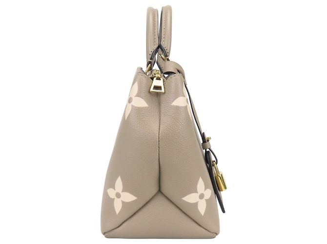 Borsa Louis Vuitton Petit Palais PM Multicolore Beige Grigio Crudo - vista 5