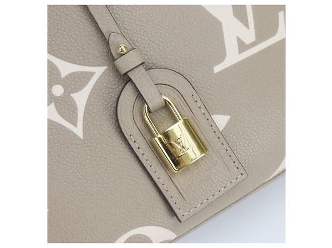 Borsa Louis Vuitton Petit Palais PM Multicolore Beige Grigio Crudo - vista 9