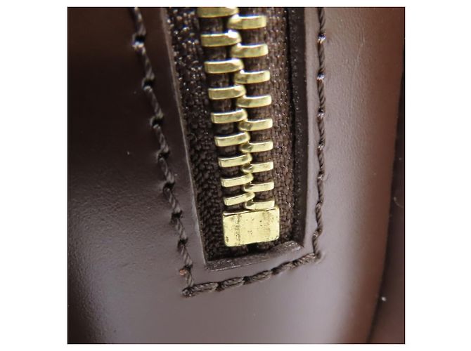 Sac Pochette Louis Vuitton Damier Saint Marron Damier ebène - vue 12