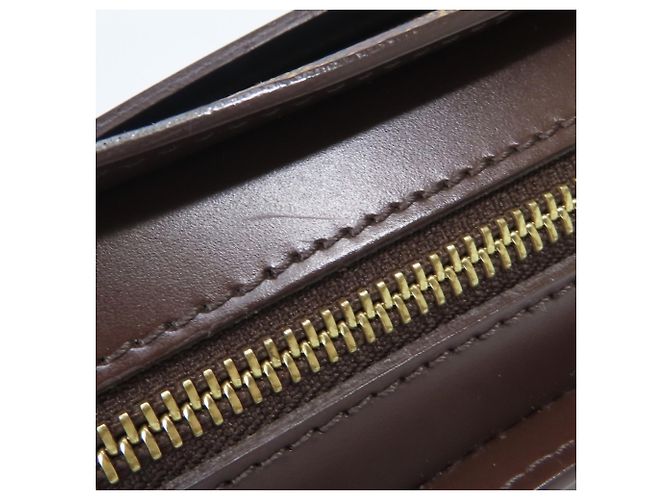 Sac Pochette Louis Vuitton Damier Saint Marron Damier ebène - vue 13