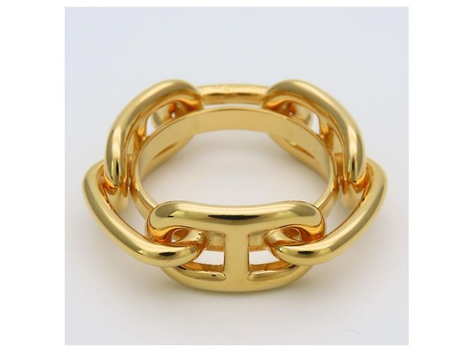 Hermès Anel para Lenço Hermes Chaîne d'Ancre Gold Dourado - vista 5