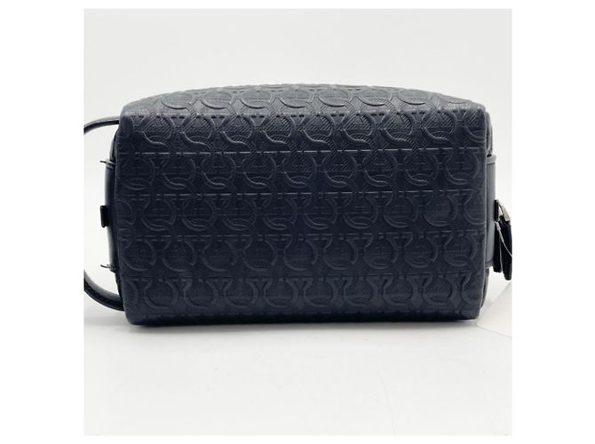 Borsa a pochette Salvatore Ferragamo Gancini Nero - vista 3