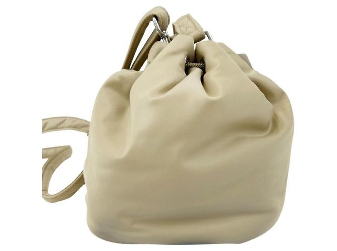 Borsa a tracolla con coulisse Burberry Ryle Nero Beige - vista 2