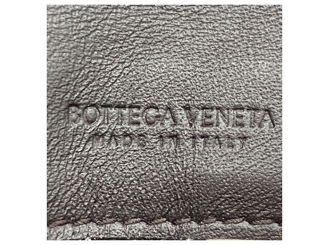 Bottega Veneta Tarjetero de piel marrón oscuro - vista 10