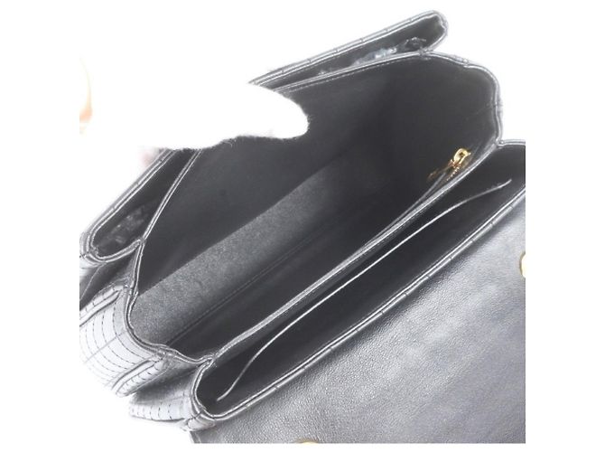 Céline Bolso de Hombro Celine C Medium Cuero Negro - vista 5