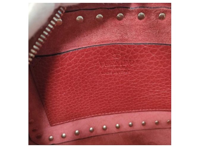 Borsa a tracolla Valentino Garavani in pelle rossa Rosso - vista 10