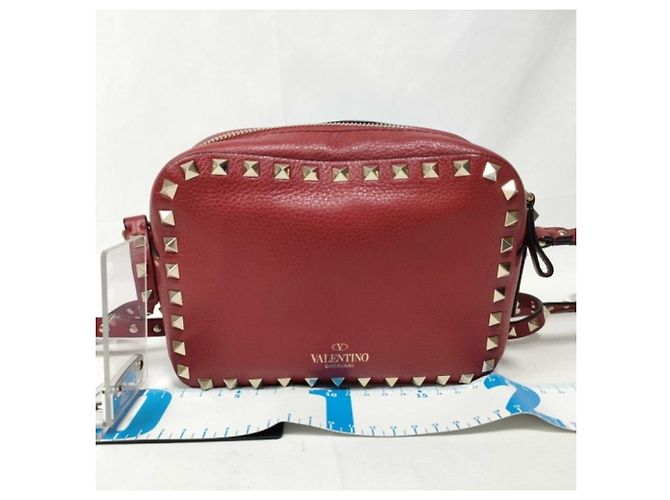 Borsa a tracolla Valentino Garavani in pelle rossa Rosso - vista 2