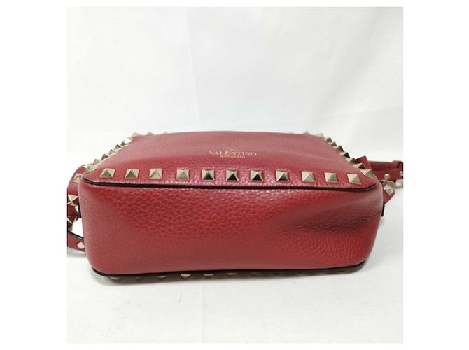Borsa a tracolla Valentino Garavani in pelle rossa Rosso - vista 3