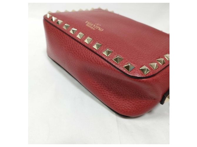 Borsa a tracolla Valentino Garavani in pelle rossa Rosso - vista 4