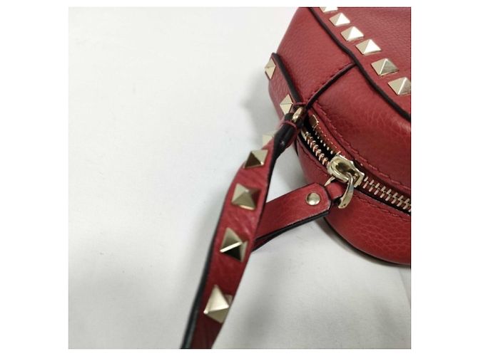 Borsa a tracolla Valentino Garavani in pelle rossa Rosso - vista 5