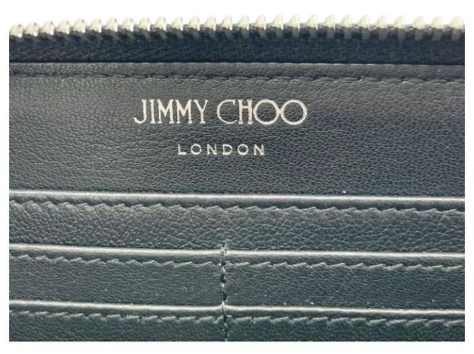 Monedero de piel negra Jimmy Choo Negro - vista 8