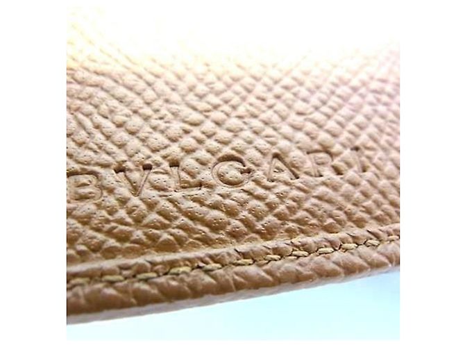 Bulgari Cartera bi-fold Bvlgari de cuero marrón Castaño - vista 6