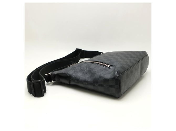 Borsa a tracolla Louis Vuitton Damier Graphite Mick PM Nero Damier ebene - vista 4
