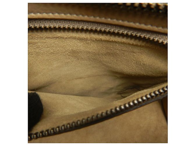 Céline Borsa a mano Celine Luggage Micro Shopper Beige - vista 25